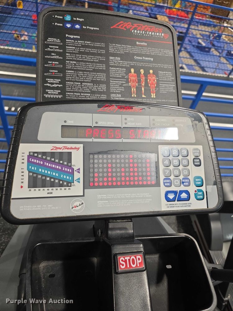 image for item DZ3683 (2) Life Firness Cross Trainers ellipticals 