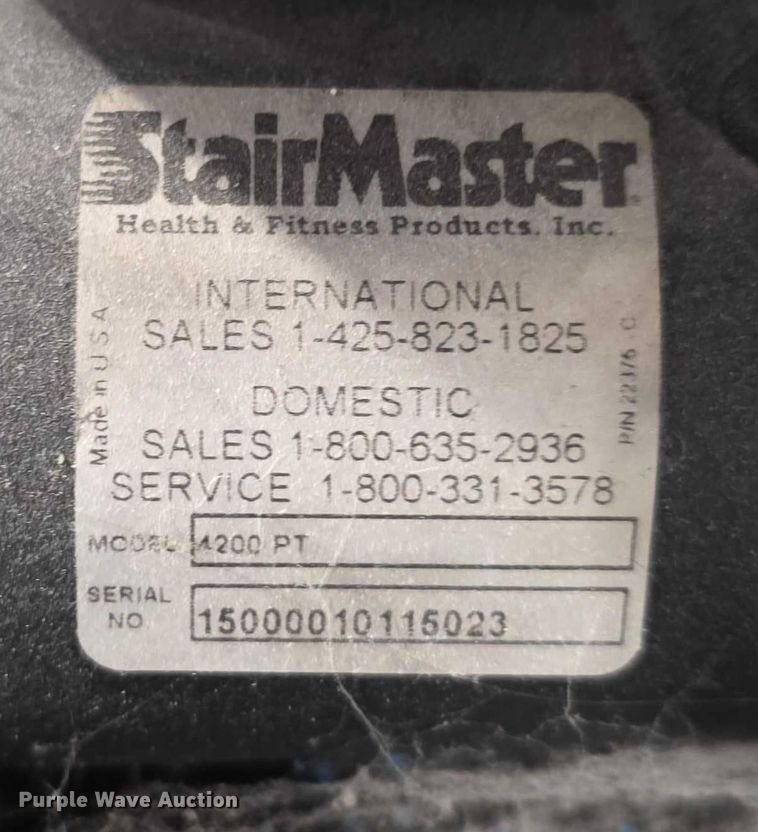 image for item DZ3704 (2) Stair Master Free Climber 4200s