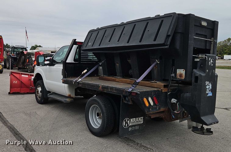 image for item EB8377 2012 Ford F350 flatbed pickup truck