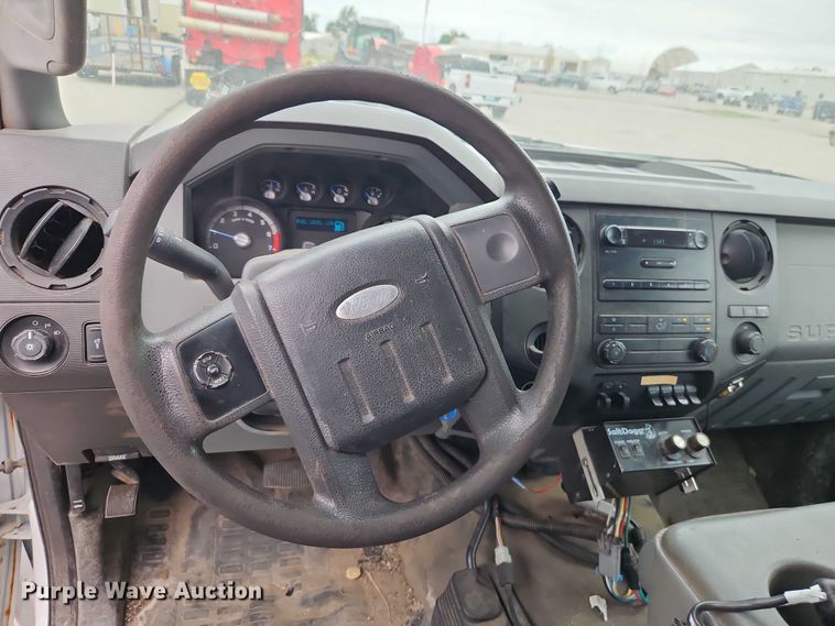 image for item EB8377 2012 Ford F350 flatbed pickup truck