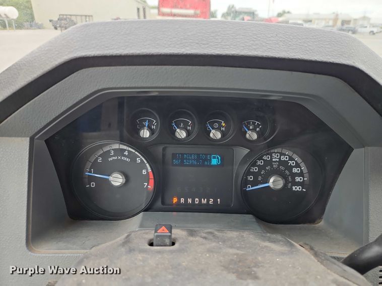 image for item EB8377 2012 Ford F350 flatbed pickup truck