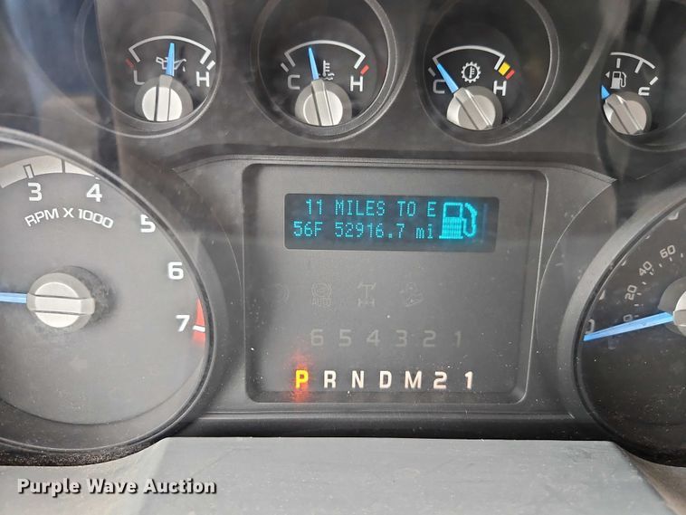 image for item EB8377 2012 Ford F350 flatbed pickup truck