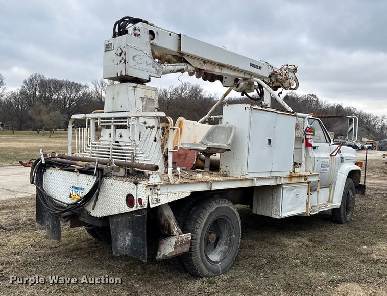 image for item EC4490 1978 Chevrolet C60 digger derrick truck
