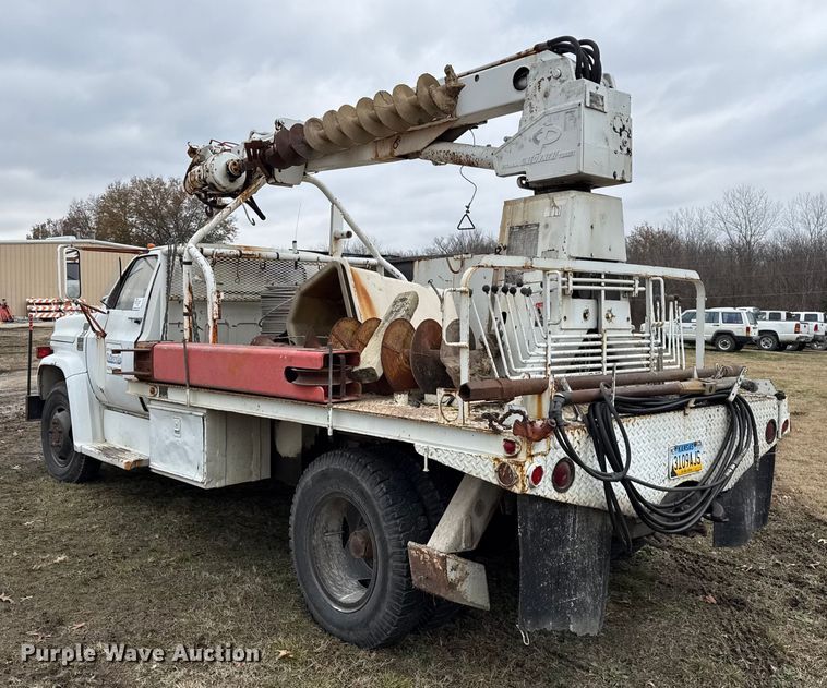 image for item EC4490 1978 Chevrolet C60 digger derrick truck