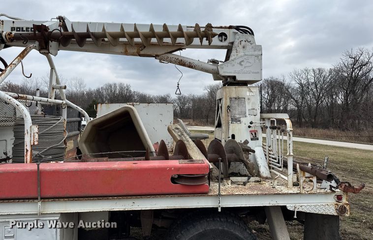 image for item EC4490 1978 Chevrolet C60 digger derrick truck