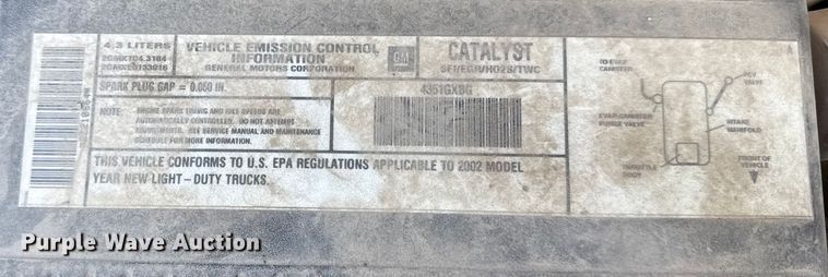 image for item EC4495 2002 GMC Sierra 1500 pickup truck