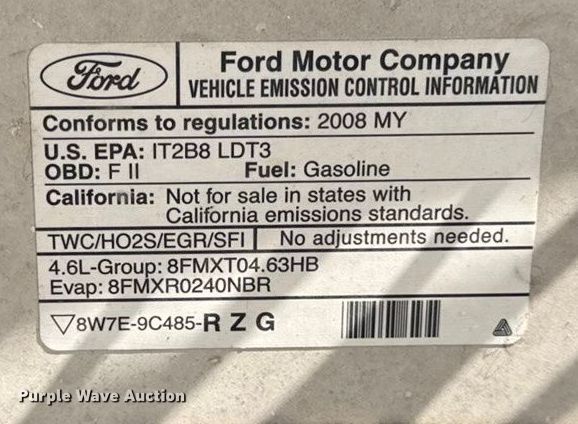 image for item EC4500 2008 Ford F150 pickup truck