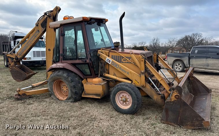 image for item EC4506 1991 Case 580 Super K backhoe