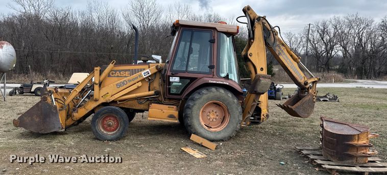 image for item EC4506 1991 Case 580 Super K backhoe