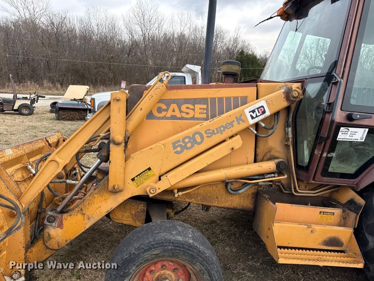 image for item EC4506 1991 Case 580 Super K backhoe