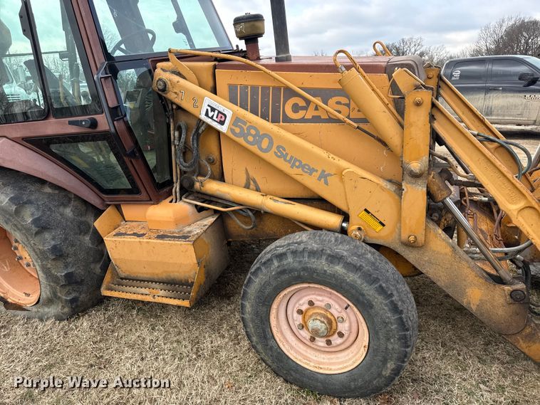 image for item EC4506 1991 Case 580 Super K backhoe