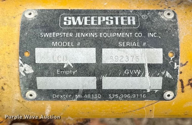 image for item EC4508 Sweepster three point broom