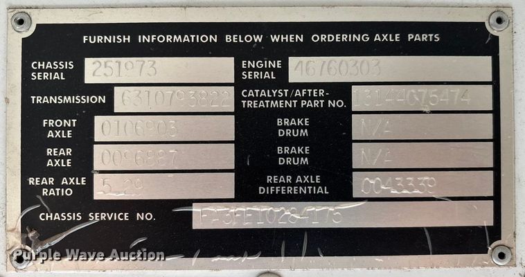 image for item ED2240 2008 Blue Bird All American school bus