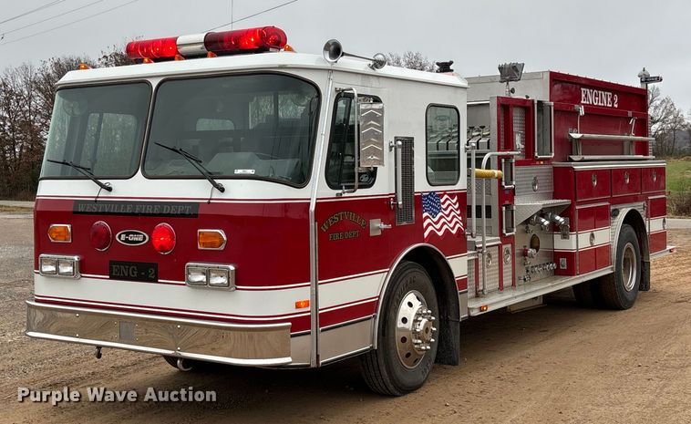 image for item EM8247 1989 Federal Motors E-One pumper fire truck