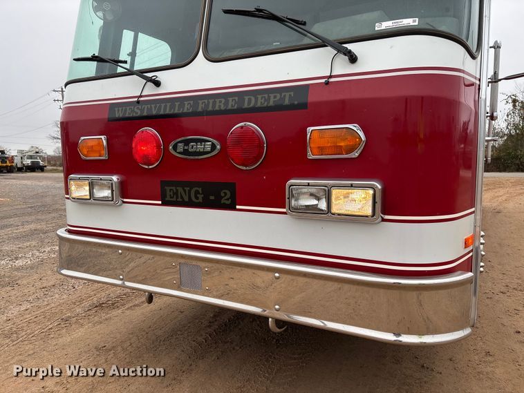 image for item EM8247 1989 Federal Motors E-One pumper fire truck