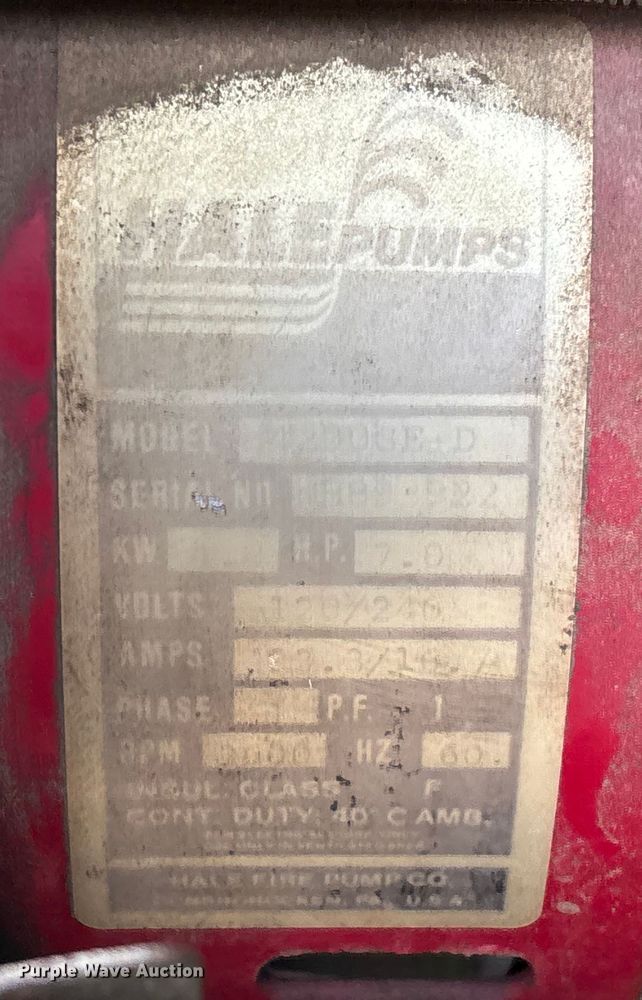 image for item EM8247 1989 Federal Motors E-One pumper fire truck