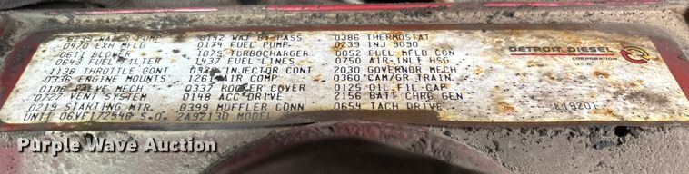 image for item EM8247 1989 Federal Motors E-One pumper fire truck