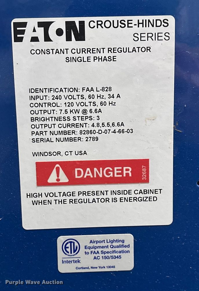 image for item EN5877 (4) airport runway lighting constant current regulators