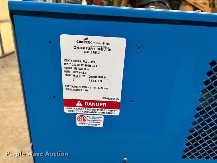 image for item EN5877 (4) airport runway lighting constant current regulators