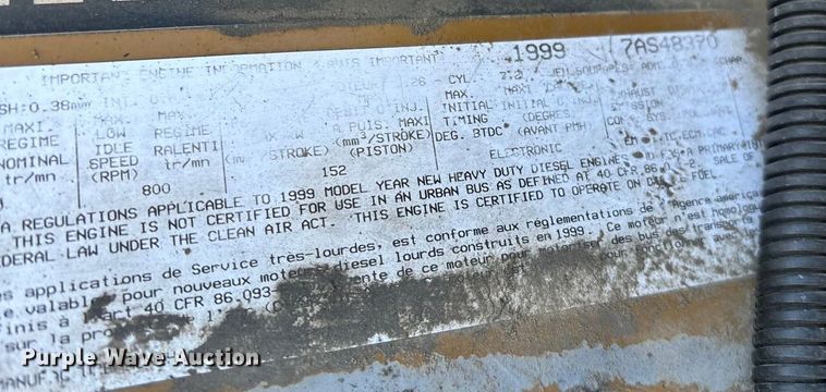 image for item EN5889 1999 Freightliner FL70 bucket truck