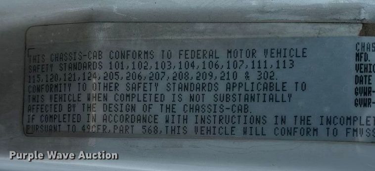 image for item EN5889 1999 Freightliner FL70 bucket truck