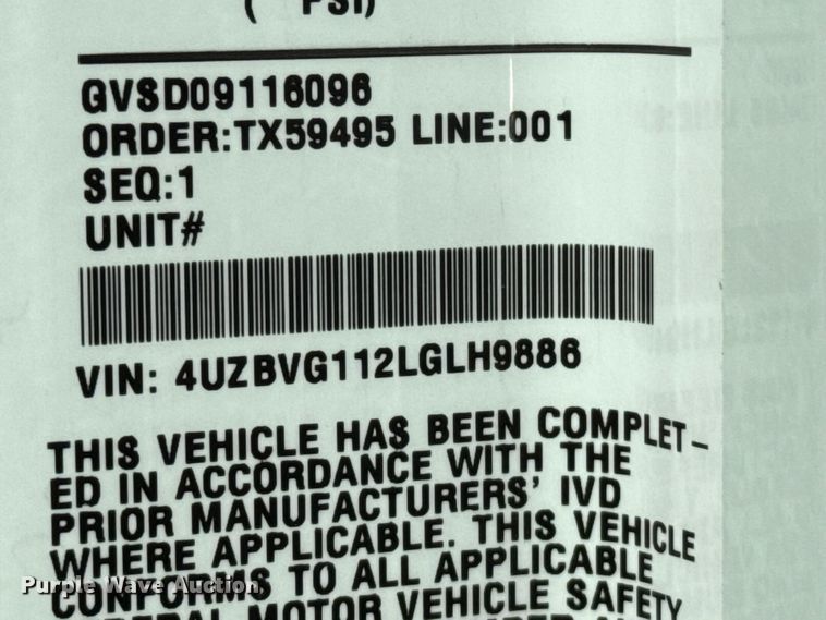 image for item EP2661 2020 Mitsubishi Fuso box truck