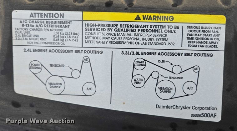 image for item ES2567 2005 Dodge Caravan van