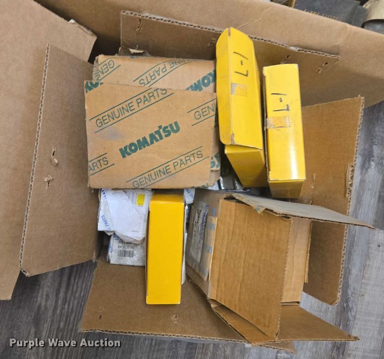 image for item ES2609 (4) boxes of Caterpillar and Komatsu parts