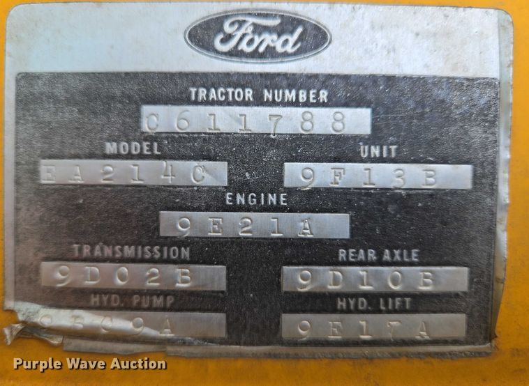 image for item ES2610 Ford Tiger Special 6600 tractor