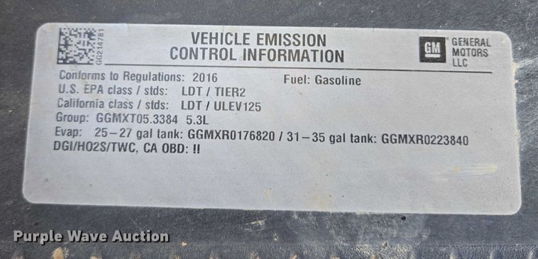 image for item ES2615 2016 Chevrolet Silverado 1500 Crew Cab pickup truck