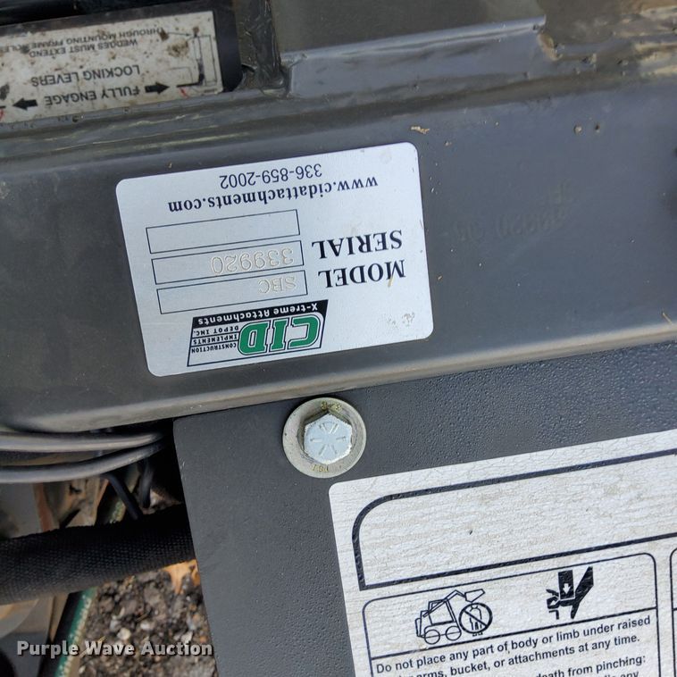 image for item ET4016 CID SBC skid steer articulating brush mower