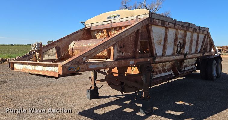 image for item EU3768 1981 Timpte-Beall bottom dump trailer