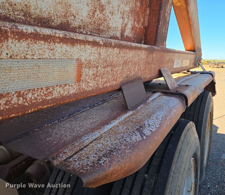 image for item EU3768 1981 Timpte-Beall bottom dump trailer
