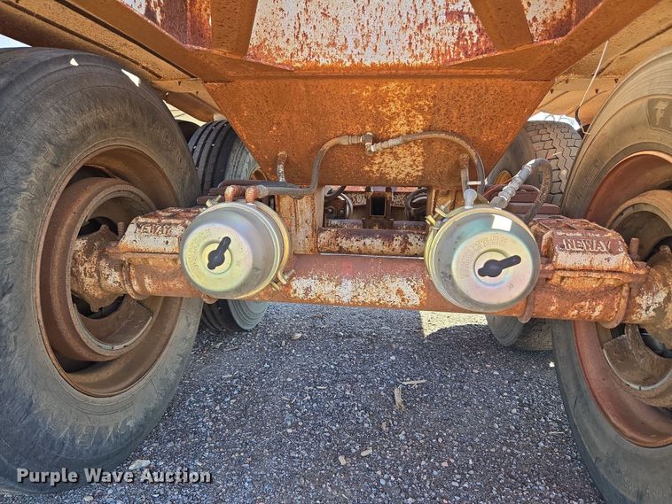 image for item EU3768 1981 Timpte-Beall bottom dump trailer