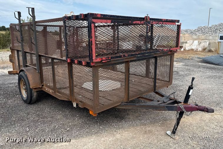 image for item EU5044 Shop built utility trailer