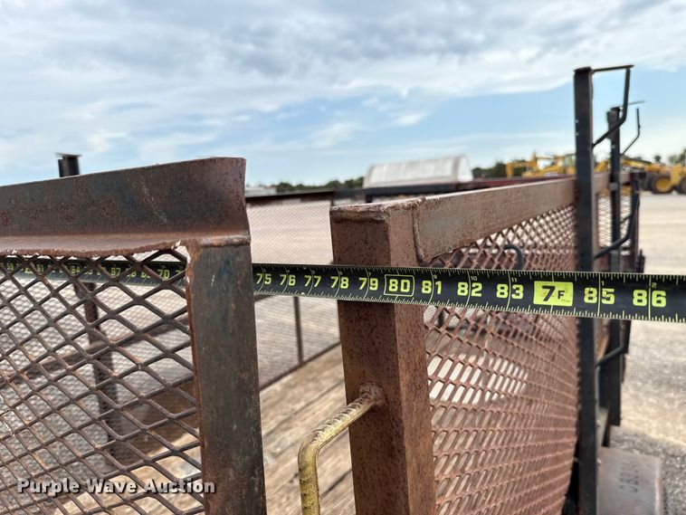 image for item EU5044 Shop built utility trailer