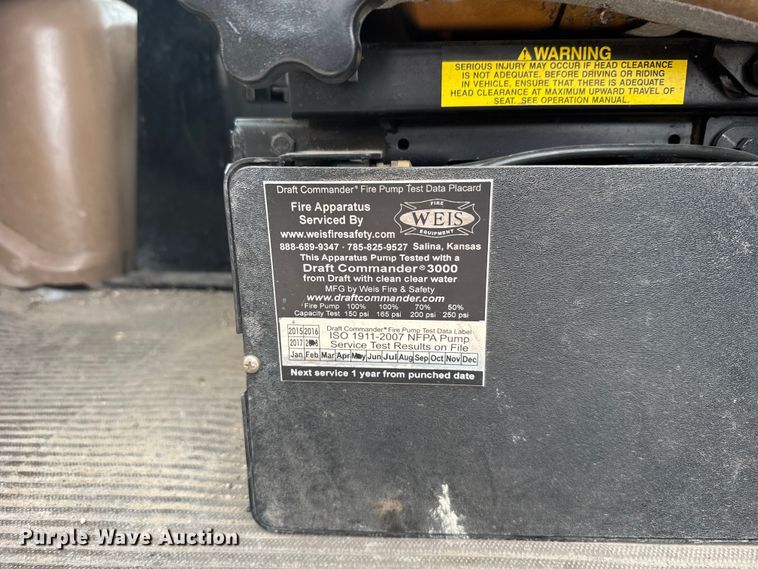 image for item EU6453 1995 Ford LN8000 fire truck