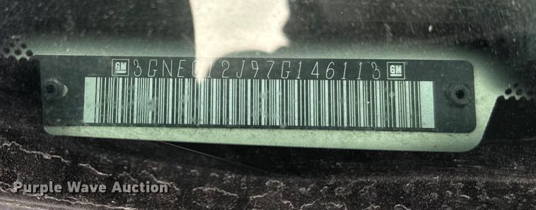 image for item EU6472 2007 Chevrolet Avalanche Crew Cab pickup truck