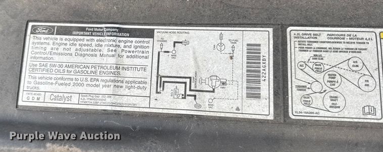 image for item EU6473 2000 Ford F150 pickup truck