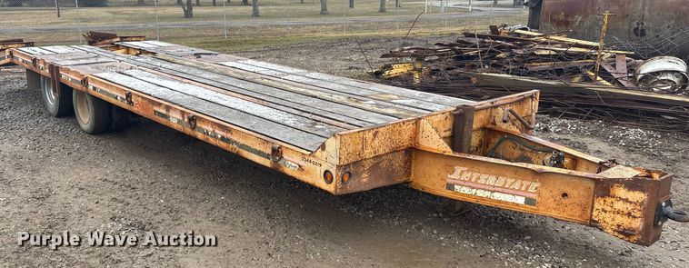 image for item EV2581 1996 Interstate equipment trailer