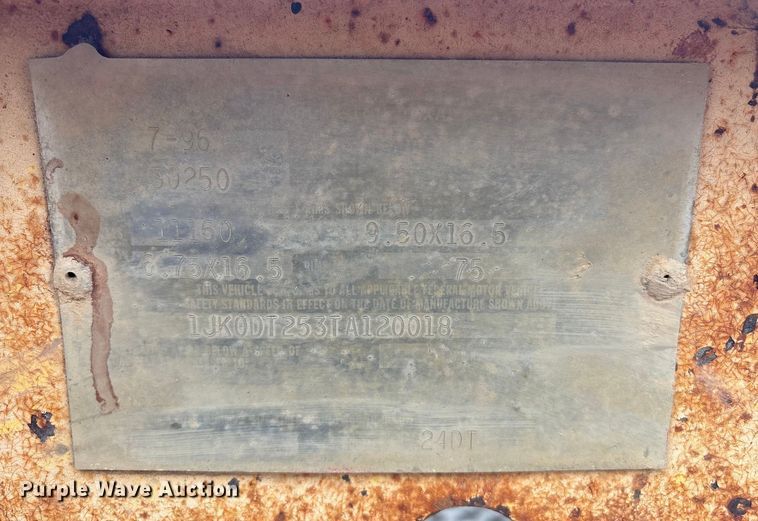 image for item EV2581 1996 Interstate equipment trailer