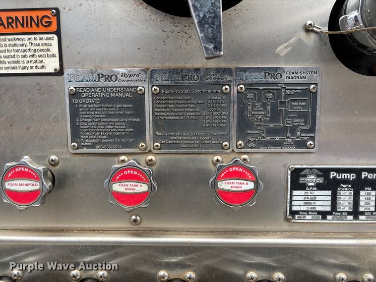 image for item EV3389 2004 American Lafrance Eagle pumper fire truck