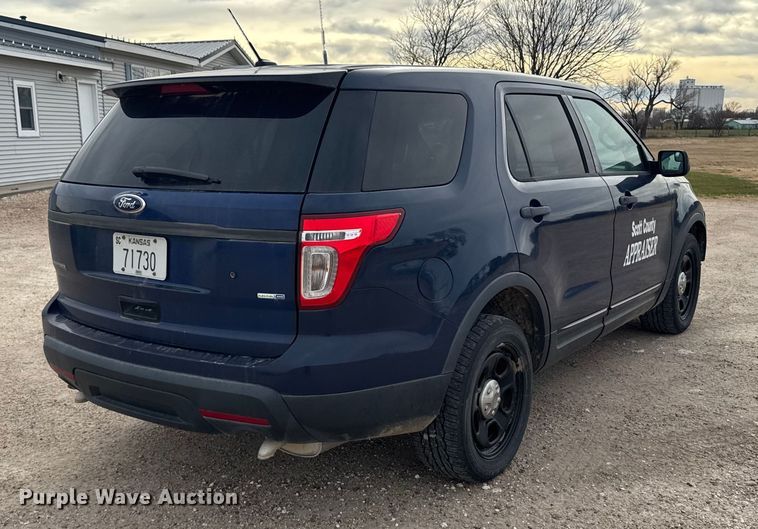 image for item FB0511 2013 Ford Explorer Police SUV