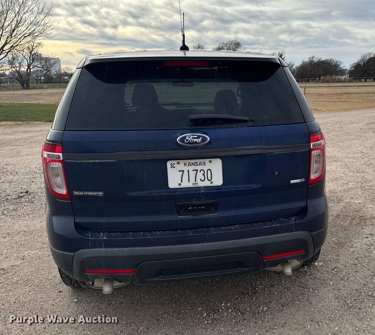 image for item FB0511 2013 Ford Explorer Police SUV