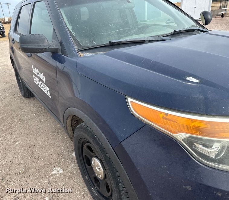 image for item FB0511 2013 Ford Explorer Police SUV