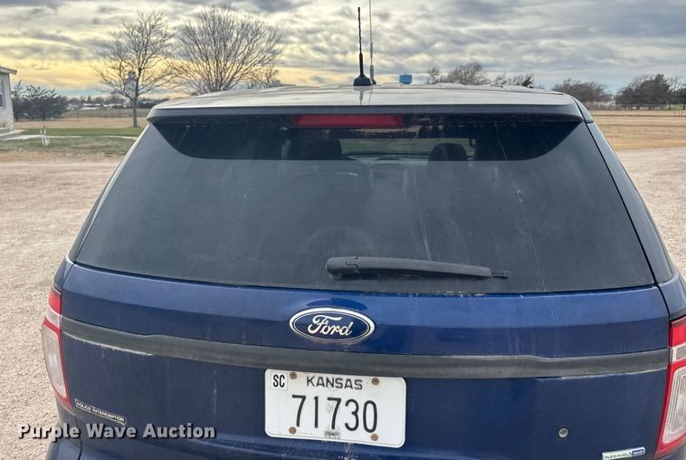 image for item FB0511 2013 Ford Explorer Police SUV