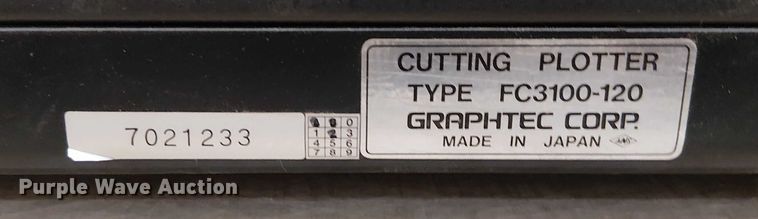 image for item FB4521 Graphtec FC3100-120 cutting plotter