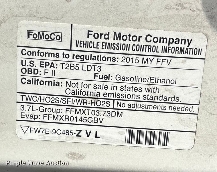 image for item FG1557 2015 Ford Explorer Police Interceptor SUV