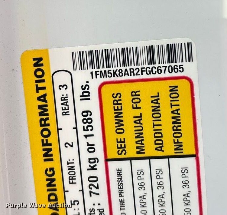 image for item FG1557 2015 Ford Explorer Police Interceptor SUV