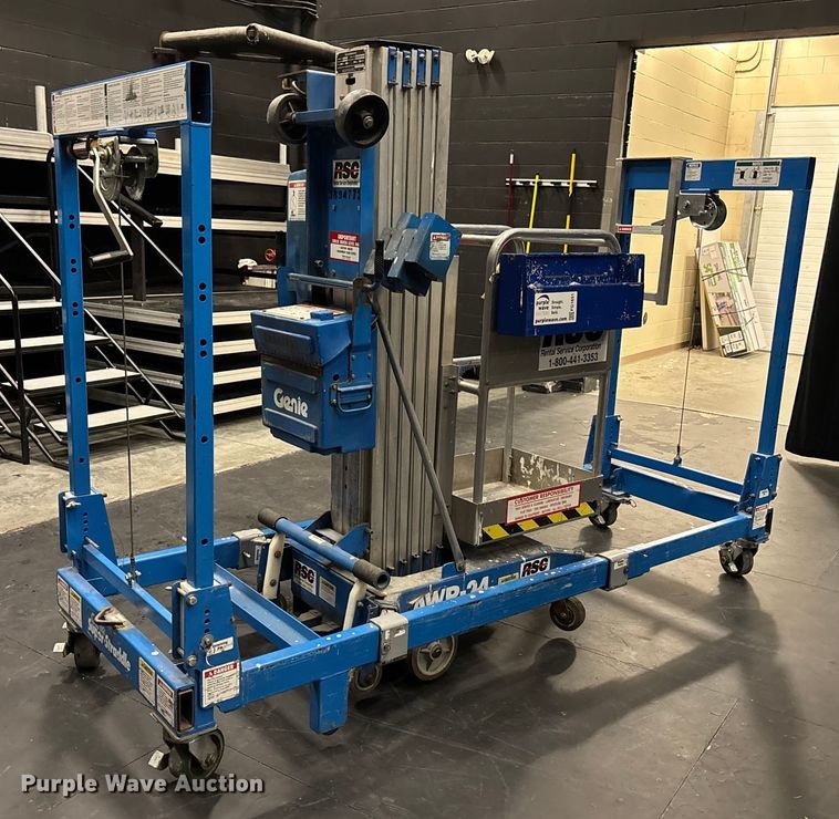 image for item FG1651 1998 Genie AWP-24 vertical lift